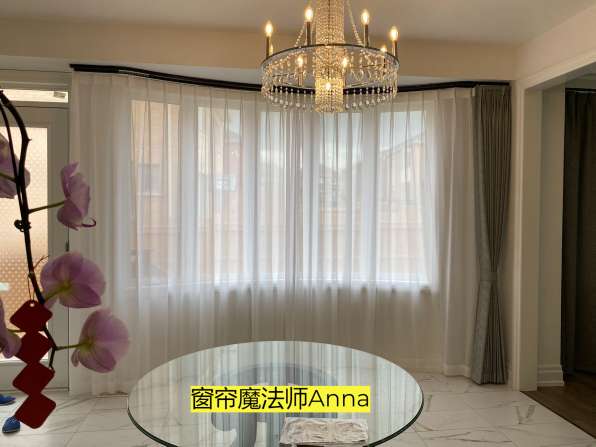 曲线之美，弯轨窗帘工艺