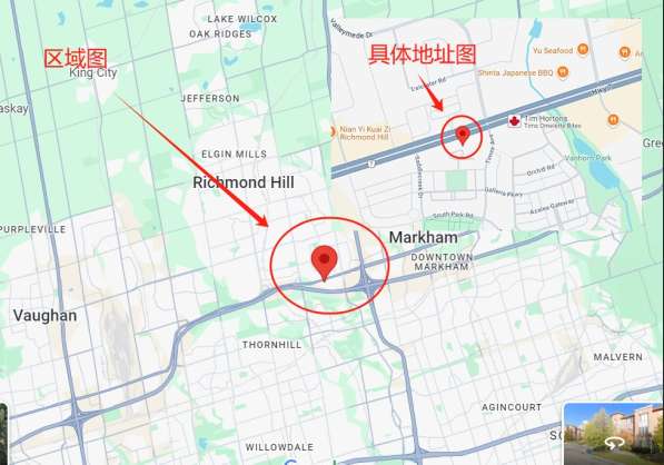 安大略省康山地区（Thornhill）1单间出租（5楼）