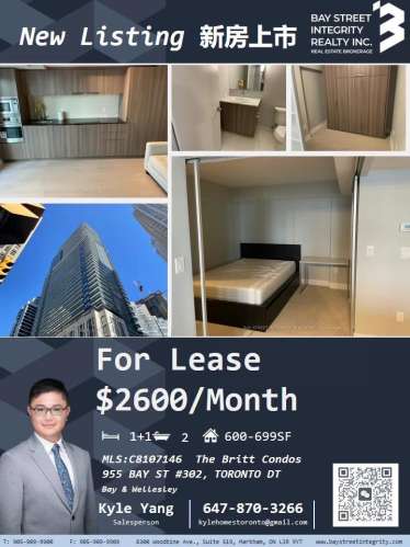 DT单间近多大；方正格局全新3室镇屋，带车位，近地铁，IKEA，约克大学