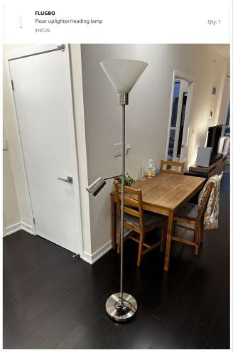 IKEA 罩顶落地灯