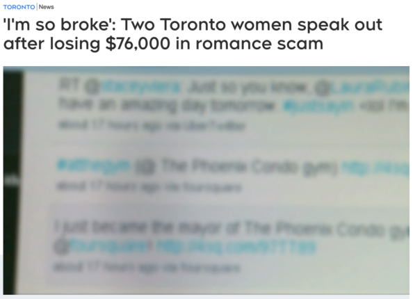 安省超过中老年妇女遭“爱情骗局” 一辈子积蓄都被骗光了！