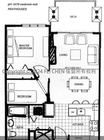 UBC校区内公寓房出租