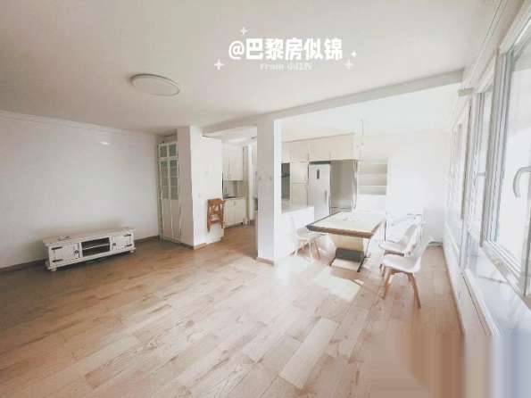 92 Levallois Perret 中央供暖三房一厅近3号线近Ldfs Op